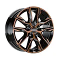 1x RONAL RONAL R71 jetblack-copper matt 8.5Jx20 5x112 ET52