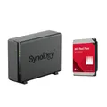 Synology DiskStation DS124 1 Einschub NAS-Server Leergehäuse + 1x WD Red SATA