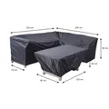 GARDEN IMPRESSIONS Schutzhülle "Coverit", für Lounge Minesota - schwarz