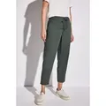 STREET ONE Cargohose Middle Waist grün 36