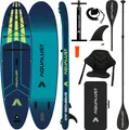 AQUALUST 10.6 iSUP Board Stand Up Paddle Surfboard aufblasbar Komplettset 320cm - Inhalt: Boardset+Kajakpaddel+Sitz