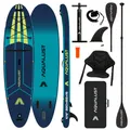AQUALUST 10.6 iSUP Board Stand Up Paddle Surfboard aufblasbar Paddel Sitz 320cm