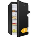 Bomann® Kühlschrank ohne Gefrierfach | 87L | energieeffizient, leise & kompakt | 0°C-8°C, stufenlos regelbar | 3 Ablagen & Gemüsefach | Türanschlag wechselbar | Standardkühlschrank | VS 7255 schwarz