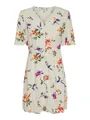Y.A.S Druckkleid "YASASINA SS DRESS S. NOOS", Gr. L (40) - N-Gr, Whitecap Gray AOP:BOTANICA PRINT N-Gr