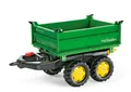 Rolly Toys Kipp-AnhÃ¤nger fÃ¼r Tretfahrzeuge, Dreiseitenkipper, BordwÃ¤nde klapp