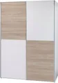 Schlafkontor Schwebetürenschrank Time Schrank, Kleiderschrank mit Schiebetüren 4 Türelemente als Schachbrettoptik