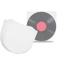 PERFETSELL 100 Stück Schallplatten Innenhüllen Schallplattenhülle Lp Schutzhüllen 12 zoll Antistatisch Vinyl Schallplatten Hüllen Transparent Single Schutzhüllen Plattenhüllen für 12" Vinyl Sleeves