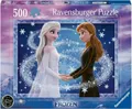 RAVENSBURGER STARLINE PUZZLE*500 TEILE*FROZEN*DIE SCHWESTERN ANNA UND ELSA*OVP