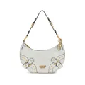 GUESS Damen Natalya Hobo, Schultertasche, Stein