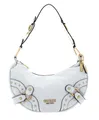 GUESS Natalya Hobo Schultertasche Tasche Stone creme Neu