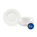 Villeroy & Boch Kaffeeservice NOBLESSE/ROYAL  weiß Kombiservice