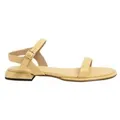 Neosens für Damen. 3315211T1003_024 Gelbe Ledersandalen S3152 (41), Wohnung, Schnalle, Lässig