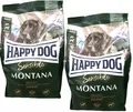 2 x 4 kg Happy Dog Sensible Montana Pferd (€ 7,69/kg) Hundefutter Trockenfutter