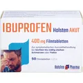 Holsten Pharma GmbH IBUPROFEN Holsten akut 400 mg Filmtabletten 50 St.