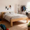 TUGA-Holztech Pfostenbett (Fichte) "Daybett" Massivholz 90 x 210 Höhe 38