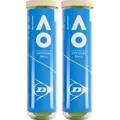 Dunlop Australian Open Tennisbälle, 8 Stück, umweltfreundlich (601604)