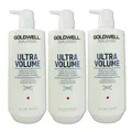 Goldwell Ultra Volume 3 x 1000 ml Bodifying Shampoo Set