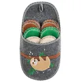 ONVAYA® ABS Gästepantoffel | Faultier | 6er Set | Antirutsch Sohle | Hausschuhe | Filzpantoffel | Gr. 36-45 Gästehausschuhe