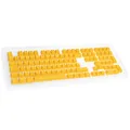 Ducky PBT Double-Shot Keycap Set Yellow - DE Layout