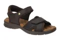Panama Jack Herren Sanders Flat Sandal, Marron C17, 40 EU