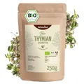 Thymian geschnitten Bio 250g | fein geschnittener Thymian in Bio-Qualität | für die mediterrane Küche | kräftig herzhaftes, feines Aroma | Achterhof
