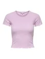 ONLY Damen ONLEMMA S/S Short TOP NOOS JRS T-Shirt, Pink Lady,M