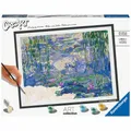 Ravensburger CreArt ART Collection: Waterlilies Monet Malen nach Zahlen Malset