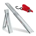 Auffahrrampe Verladerampe Laderampe Klappbare Rampe 2 m 9,5 kg Fahrzeugrampe