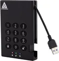 Apricorn Aegis Padlock 3.0 A25-3PL256-2000 - Festplatte - verschlüsselt - 2 TB - extern (tragbar) - 2.5" (6.4 cm)