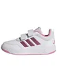 adidas Unisex Kinder Tensaur Sport 3.0 Hook and Loop Kids Shoes, FTWR White/Bliss Pink/Grey Two, 38 2/3 EU