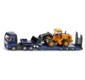 Siku Spielzeug-LKW 1790 MAN LKW mit Tieflader und JCB Radlader