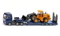 siku 1790, MAN lorry with low loader and JCB wheel loader, 1:87, Metal/Plastic,
