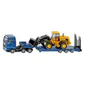 SIKU Spielzeug Modell MAN LKW mit Tieflader und JCB Radlader 1:87 / 1790