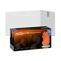 PROGRIP Nitril Diamond Orange Einmalhandschuhe, puderfrei, orange 362-XL , 1 Karton = 10 Packungen à 50 Stück, Größe XL