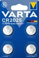 VARTA Batterie Lithium Knopfzelle CR2025 3V Electronics | Packung (4 Stück)