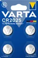 Varta Batterie Lithium, Knopfzelle, CR2025, 3V Electronics, Retail Blister (4-Pa