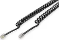 DIGITUS ASSMANN Telefonkabel RJ-10 M bis M 2 m ungeschirmt flach Schwarz (AK-460101-020-S)