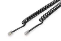 DIGITUS Spiral-Anschlusskabel UAE AK-460101-020-S Kupfer Spiral-Anschlusskabel