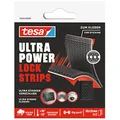tesa Klettband Ultra Power Lock schwarz, 4 St.