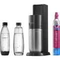 SodaStream DUO Glasflaschen Wassersprudler Titan (1 l)
