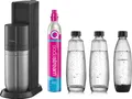 SodaStream Duo Titan Wassersprudler 1 Glasflasche + 1 PET Flasche + CO2-Zylinder