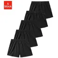 H.I.S Weiter Boxer Herren Boxer (Packung, 5-St) weite Passform, Komfortbund, aus Baumwoll-Stretch schwarz 3 (XS)