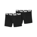 PUMA Boxer Boxershorts Men Herren Everyday Unterhose Unterwäsche 2er Pack, Farbe:001 - Black, Bekleidungsgröße:L