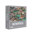 Cloudberries Metropolis, Extrem Detailliertes 2000-Teile-Puzzle für Erwachsene mit Cooler 3D-Stadtkarte und Architekturthema
