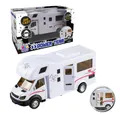 Happy People Spielzeug-Auto Die Cast Motorhome Wohnmobil weiß 17cm