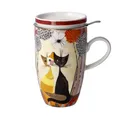 Rosina Wachtmeister Teetasse SOFFIONI mit Deckel und Sieb 450ml Goebel Porzellan
