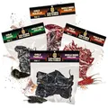 Mexikanisches Bündel aus ganzen getrockneten Chilis. Ancho, Guajillo, Arbol und Pasilla (300g insgesamt). Alle natürlich, Basis-Chilis für authentischen mexikanischen Geschmack. Ideal für Birria Tacos