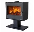 Hosseven Kaminofen Holzofen Wohnzimmer Holzkamin 10 kW 5070 Holz Ofen Kamin Heizofen Holz