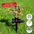 Rasensprenger Rasen Sprinkler Impulsregner Viereckregner Kreisregner 12m