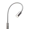 kalb Material für Möbel 3W LED Bettleuchte dimmbar Leseleuchte Nachttischlampe Bettlampe Leselampe, Auswahl:1er Set chrom